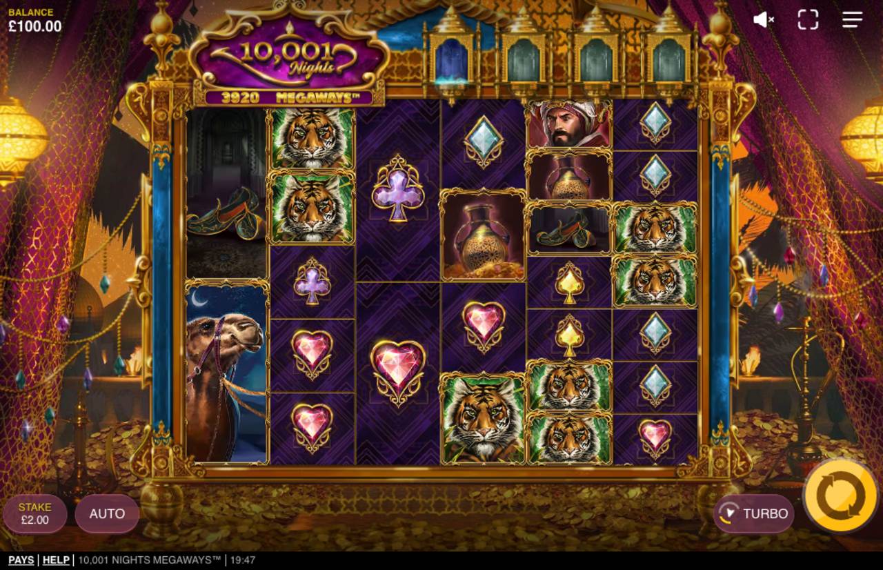 10001 Nights Megaways (Red Tiger) Image 2